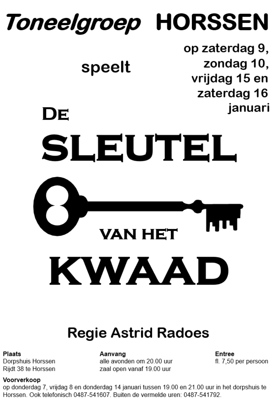 1999 de sleutel van het kwaad